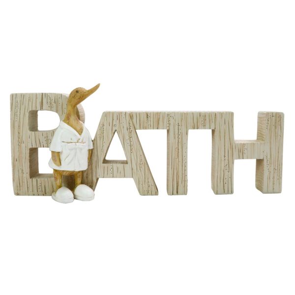 Nutmeg Home Spa Duck Bath Sign