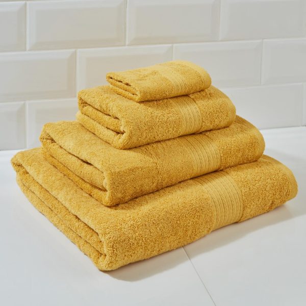 Egyptian Cotton Bright Gold Bath Sheet