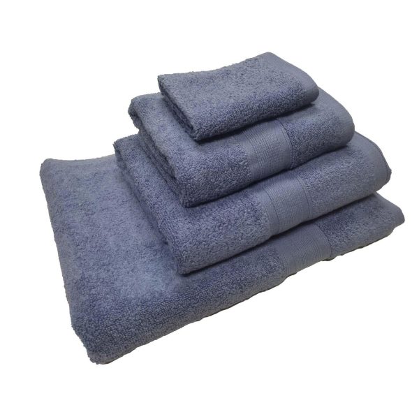 Nutmeg Denim Blue Super Soft Face Cloth