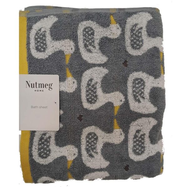 Nutmeg Duck Design Bath Sheet