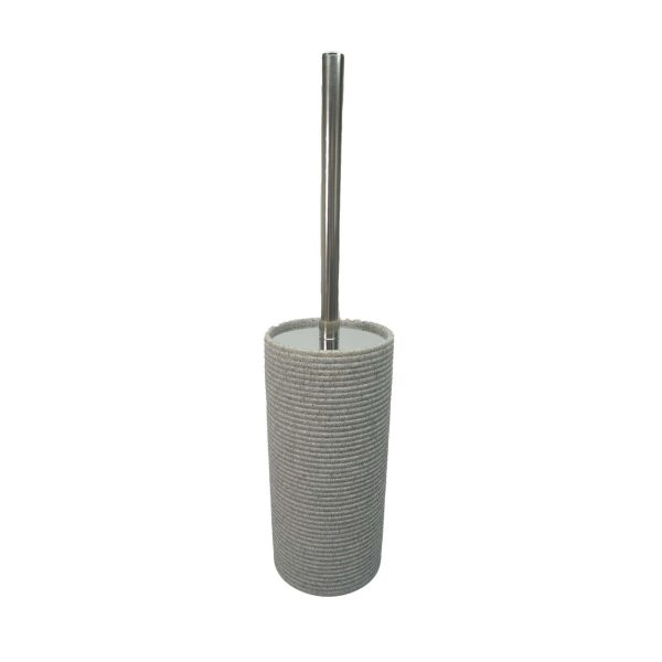 Nutmeg Home Grey Ribbed Toilet Brush