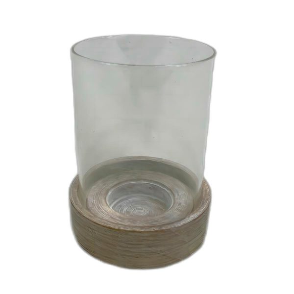 Nutmeg Home Minerality Hurricane Candle Holder