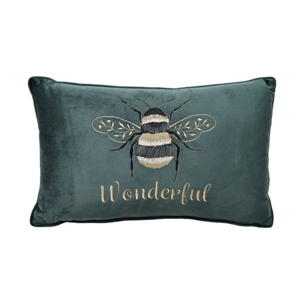 Nutmeg Home Bee Wonderful Cushion