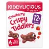 Kiddylicious Strawberry Crispy Tiddlers Baby Snacks