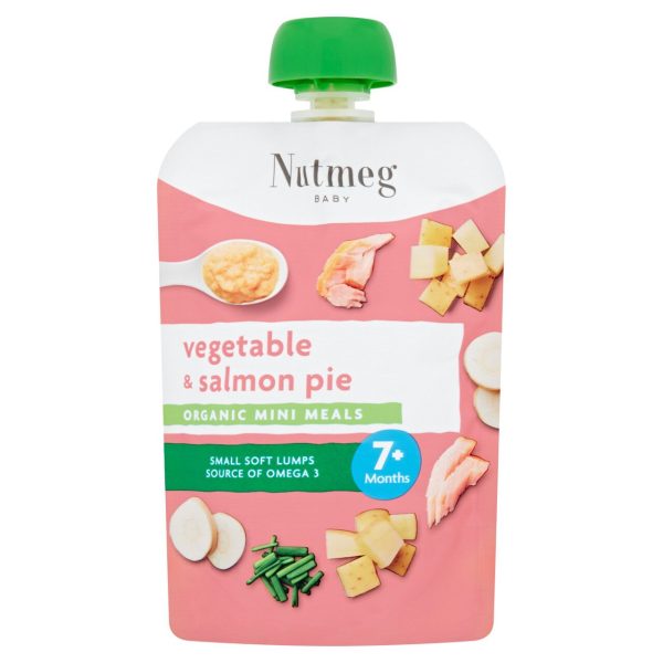 Nutmeg Vegetable & Salmon Pie Baby Food 7M+