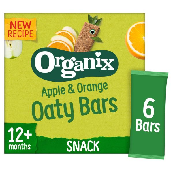 Organix Apple & Orange Soft Oaty Bars