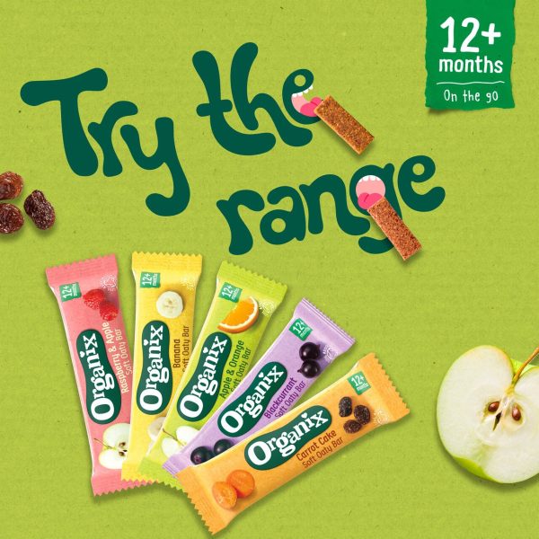 Organix Apple & Orange Soft Oaty Bars