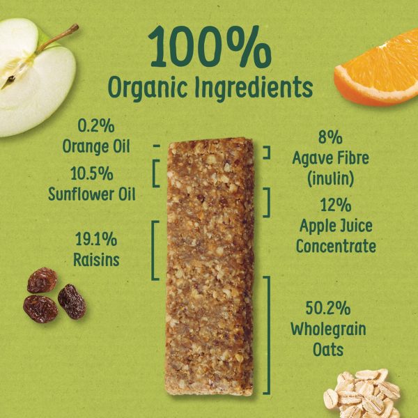 Organix Apple & Orange Soft Oaty Bars