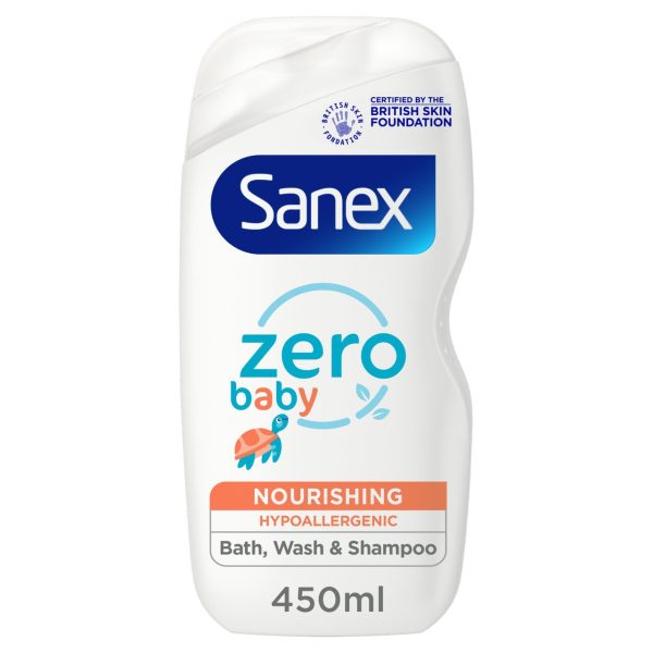 Sanex Zero % Baby Nourishing Bath Foam