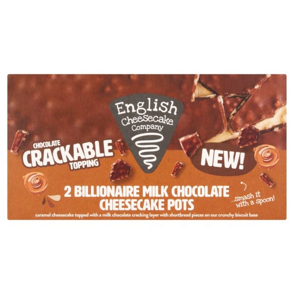 English Cheesecake Company Billionaire Cracked Cheesecake Pots