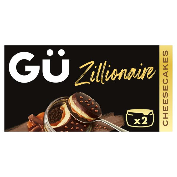 Gu Zillionaire Chocolate & Salted Caramel Cheesecake Desserts