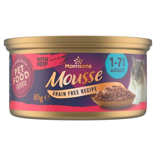 Morrisons Adult Cat Premium Luxury Food Beef