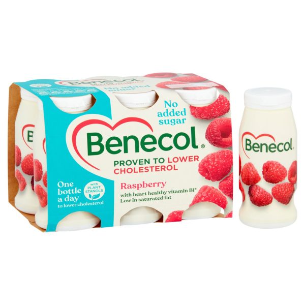 Benecol Raspberry No Added Sugar Yogurt Drink