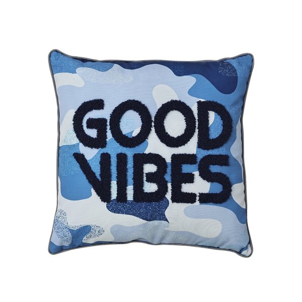 Nutmeg Home Good Vibes Explorer Cushion 40 x 40cm