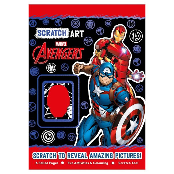 Marvel Avengers Scratch Art