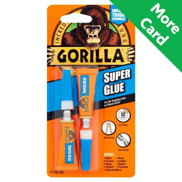 Gorilla Super Glue 2 Tubes