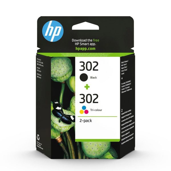 HP 302 Black + 302 Tri-Colour Cartridge