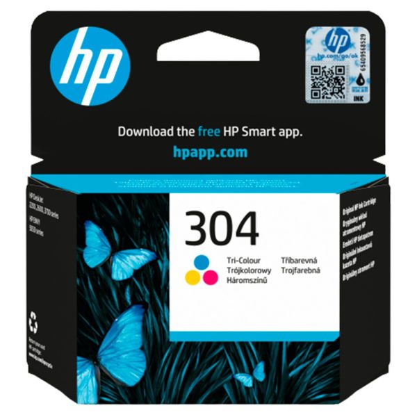 Hp 304 Tri-Colour Ink