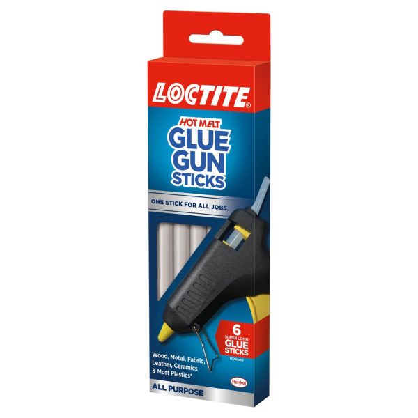 Loctite Hot Melt Glue Gun Sticks Contains 6 Sticks