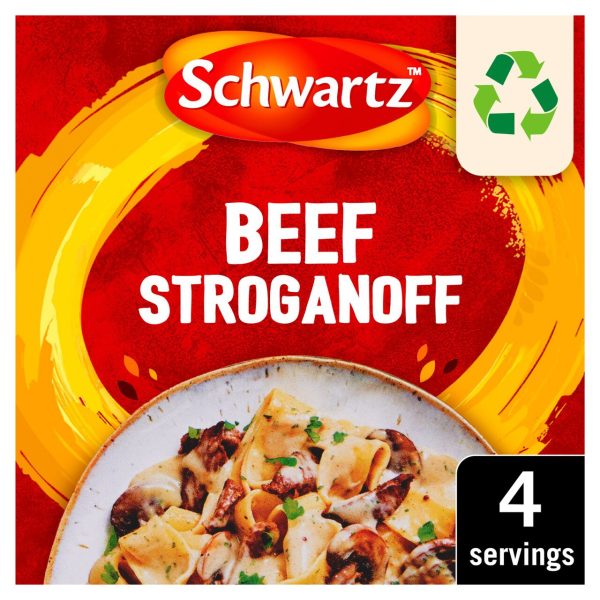 Schwartz Beef Stroganoff Recipe Mix