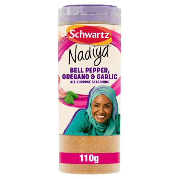 Schwartz Nadiya Bell Pepper, Orgeano & Garlic Seasoning Drum