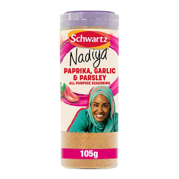 Schwartz Nadiya Paprika, Garlic & Parsley Seasoning Drum