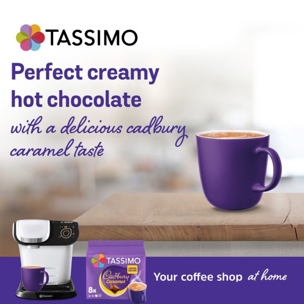 Tassimo Cadbury Caramel Hot Chocolate Pods x8