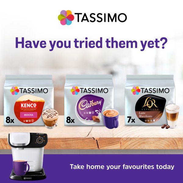 Tassimo Cadbury Orange Hot Chocolate Pods x8