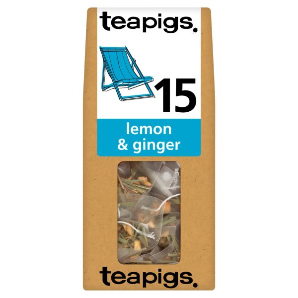 Teapigs Lemon & Ginger 15 Tea Temples