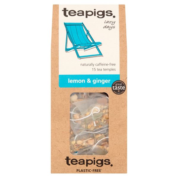 Teapigs Lemon & Ginger 15 Tea Temples