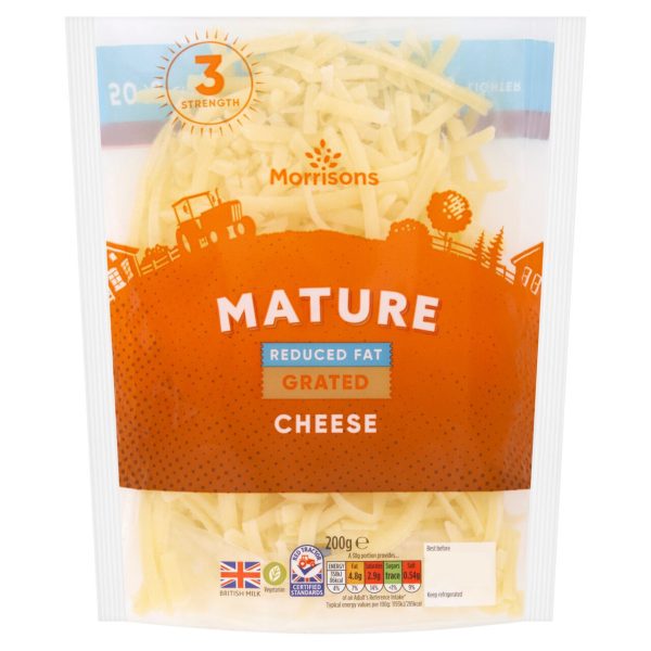 50% Reduced Fat Mature Grated Cheddar