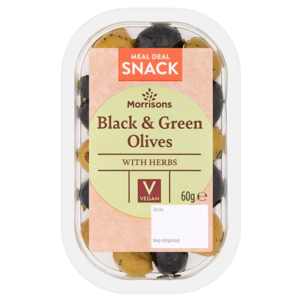 Black & Green Olives Snack Pot