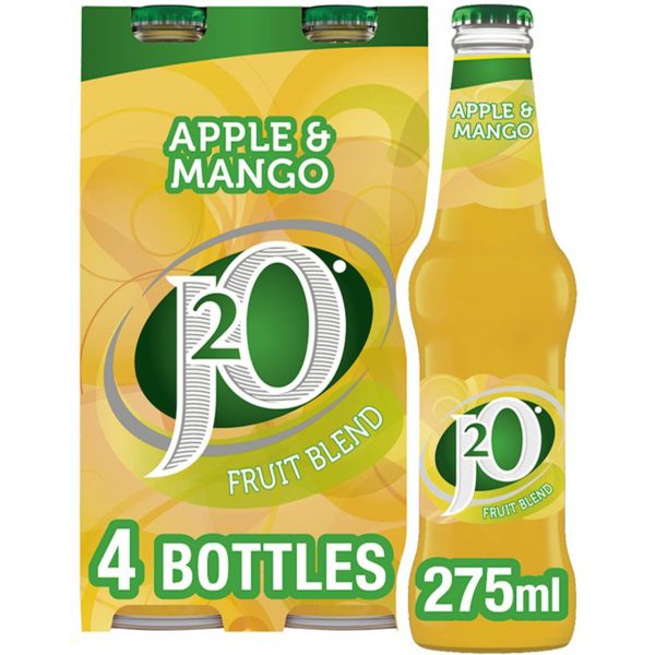 J2O Apple & Mango 4 Bottles