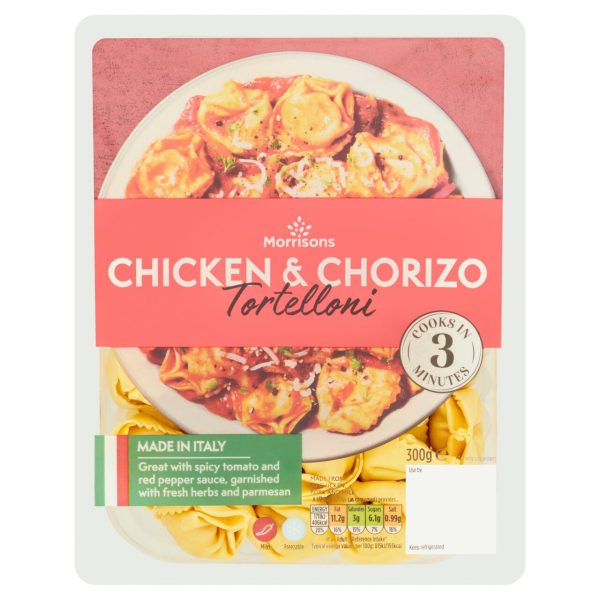 Chicken & Chorizo Tortelloni
(5)Rating, 4.2 out of 5 from 5 reviews.