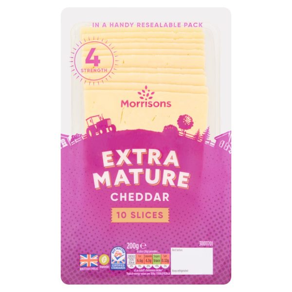 Morrisons Extra Mature Cheese Slices