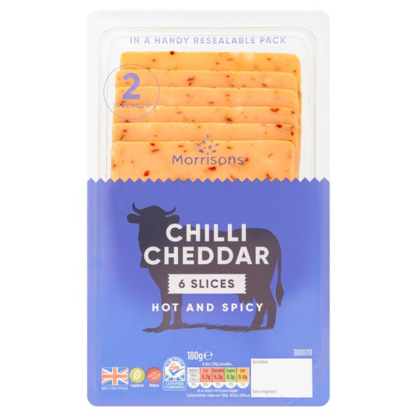 Morrisons Hot & Spicy Cheese Slices