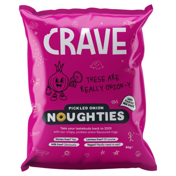 Crave Pickled Onion Noughties Sharing Bag