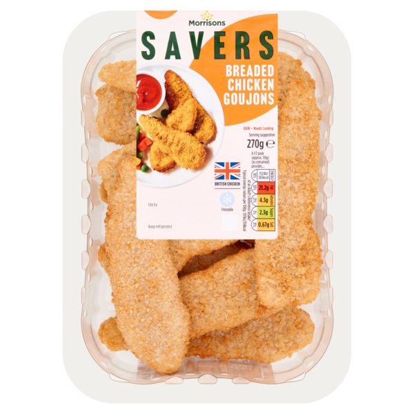 Morrisons Savers Breaded Chicken Goujons