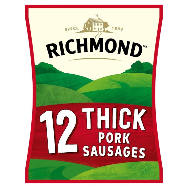 Richmond 12 Thick Pork Sausages