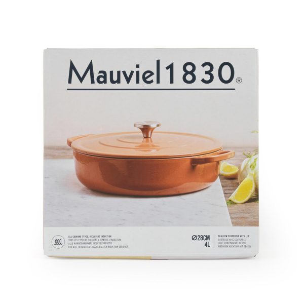 Mauviel Cast Iron Casserole Pan 28cm