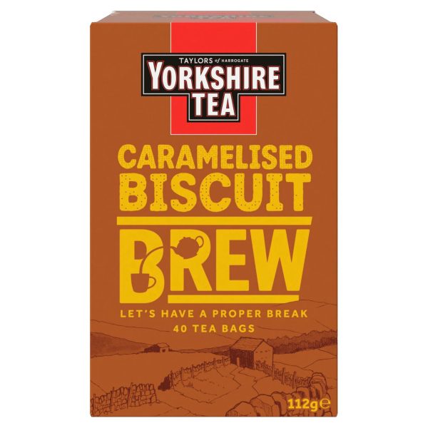 Yorkshire Caramelised Biscuit Brew 40 Tea Bags