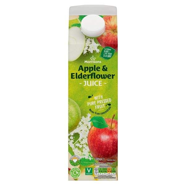 100% Fruit Apple & Elderflower Juice