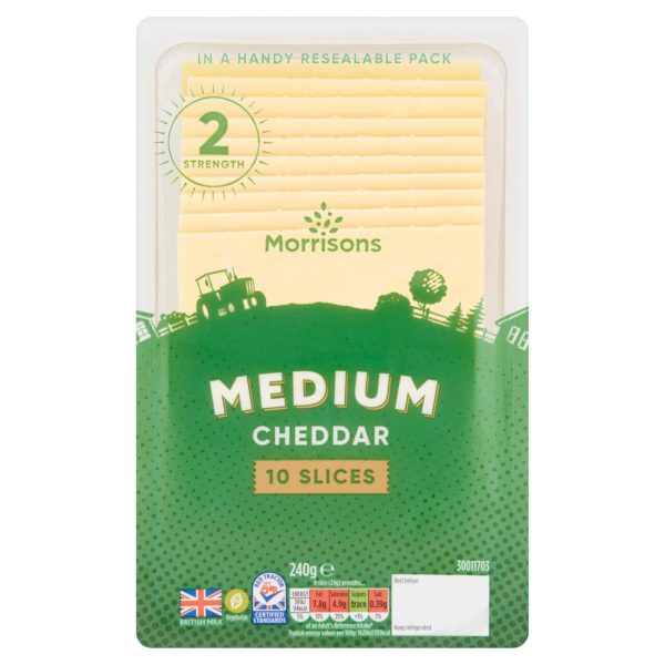 Medium Cheddar Slices