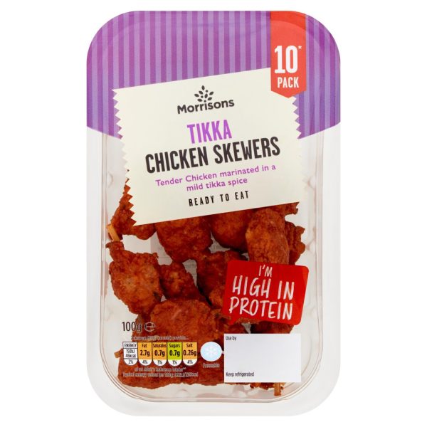 Mini Chicken Tikka Skewers Pack Of 10