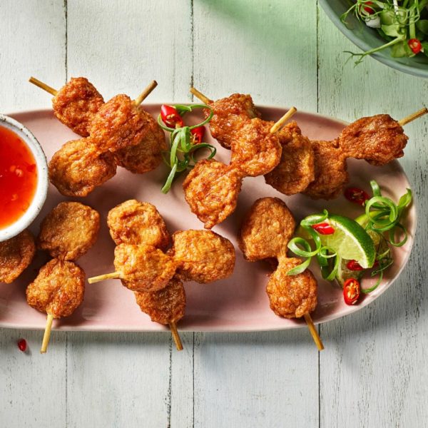 Mini Satay Style Chicken Skewers