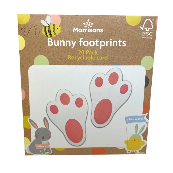 Easter Bunny Foot Prints