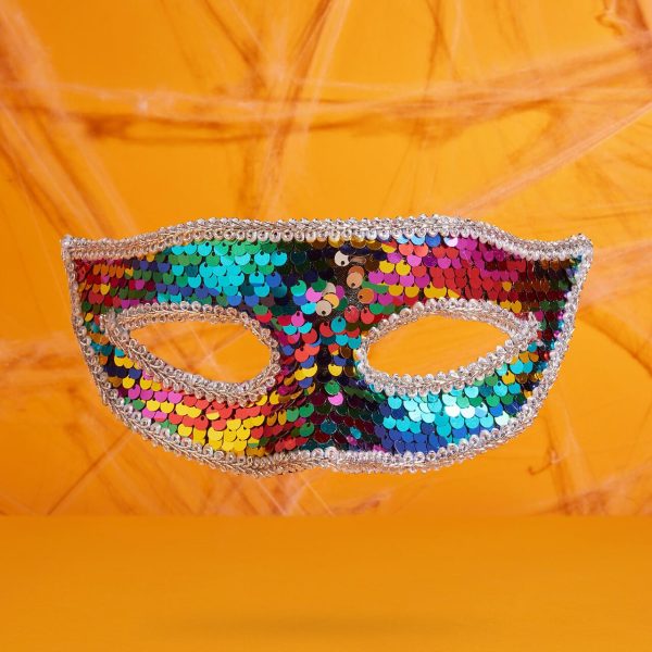 Halloween Sequin Eye Mask