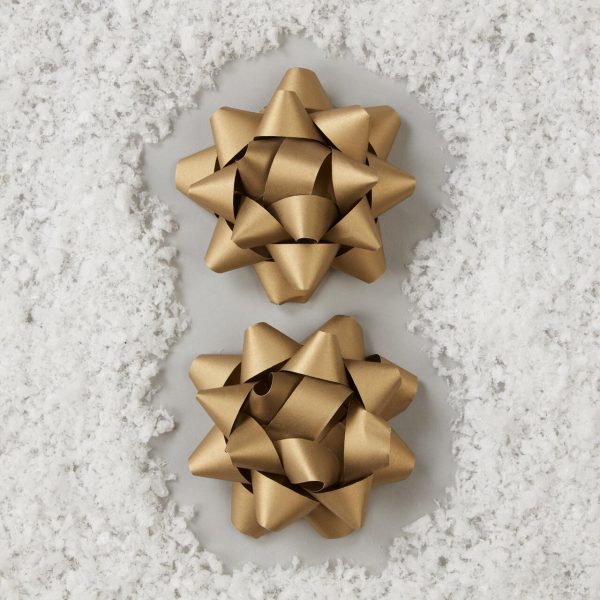 Single Gold Paper Bows