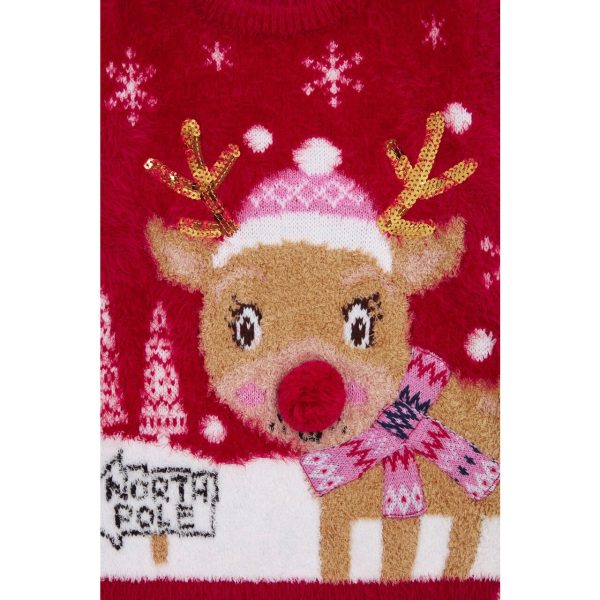 Nutmeg Reindeer Jumper 1-1.5 Years