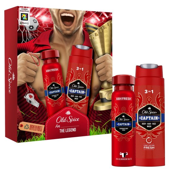 Old Spice Footballer Body Duo Gift Set